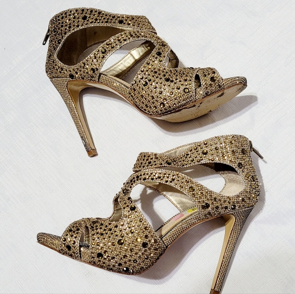 GIANNI BINI DRESS SHOES SIZE 6M HIGH HEELS - Picture 9 of 13